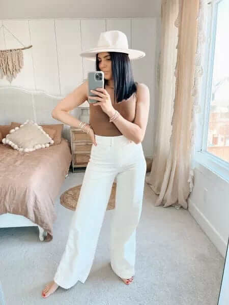 Women High-Rise Wide-Leg Denim Jeans
