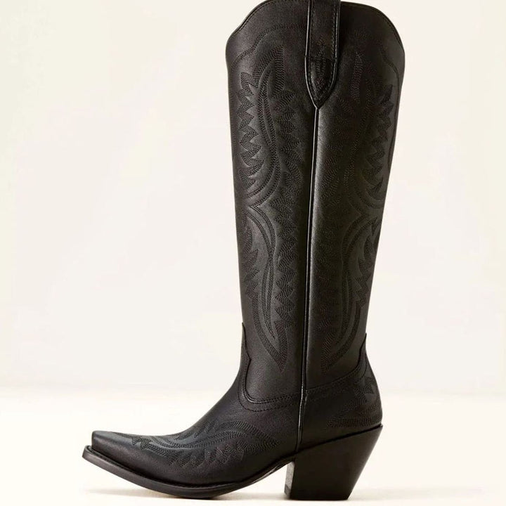 Women's Embroidered Knee-High Western Cowboy Boots
