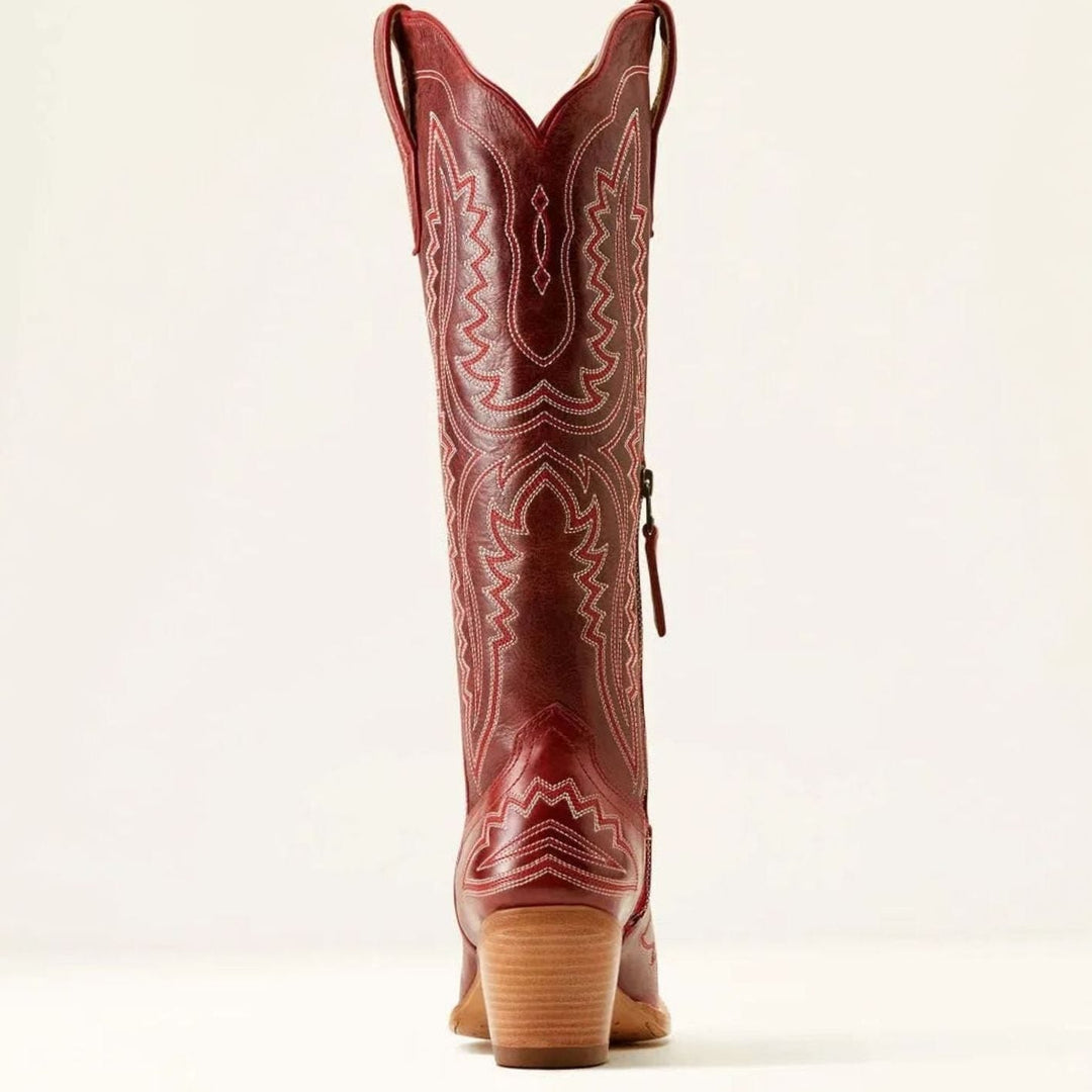 Women's Embroidered Knee-High Western Cowboy Boots