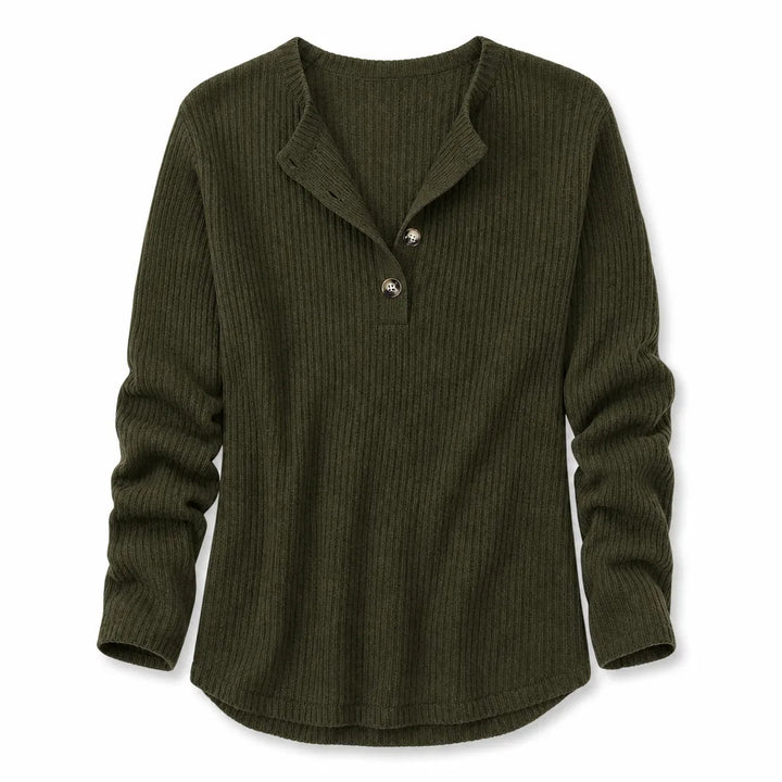 Women’s Ribbed Pullover Top for Everyday Wear