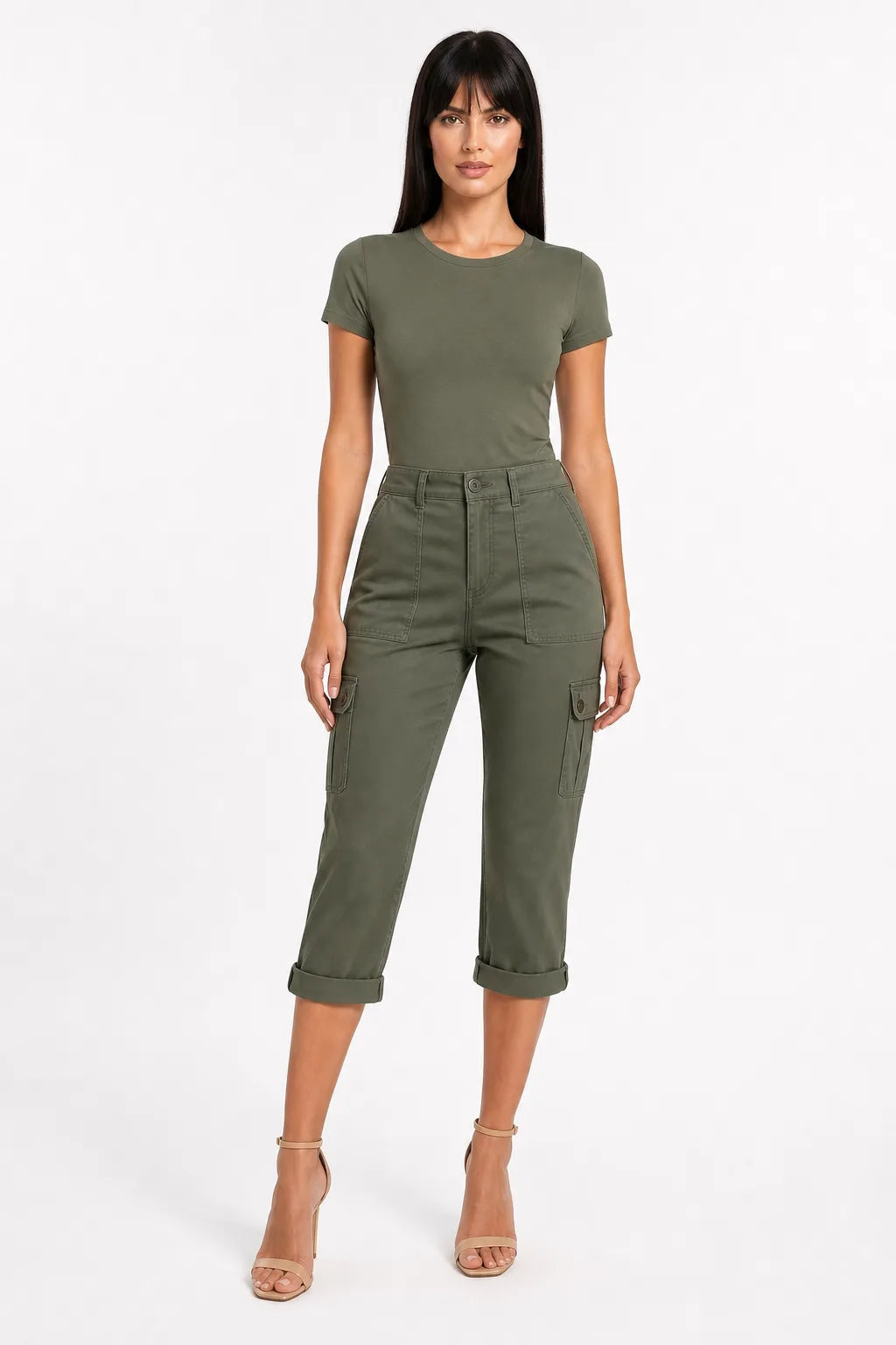 Yara | Cargo Capri Pants