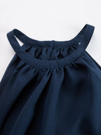 Zephyra | Women's Halter Wide Leg Two Piece Set