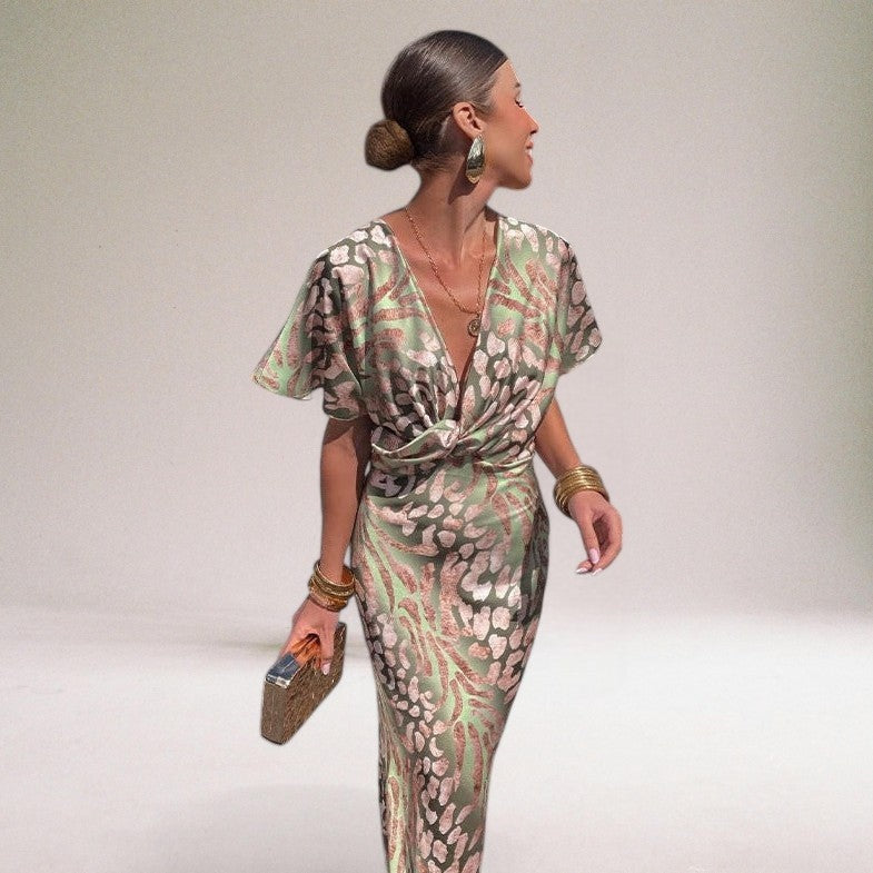 Eleanora | Weading Guest Long Sleeve Maxi Dress