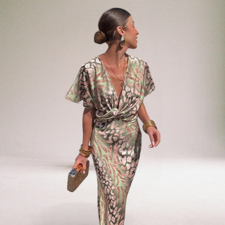 Eleanora | Weading Guest Long Sleeve Maxi Dress
