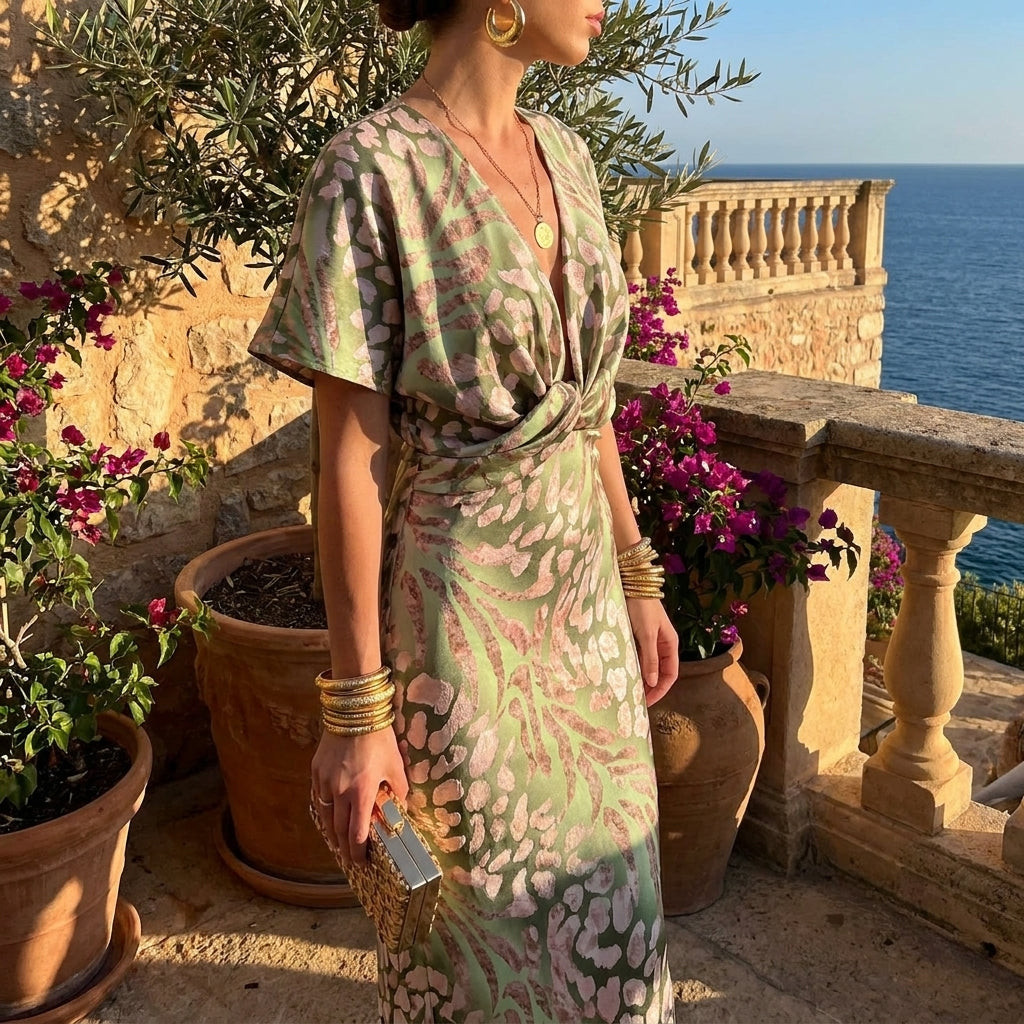 Eleanora | Weading Guest Long Sleeve Maxi Dress