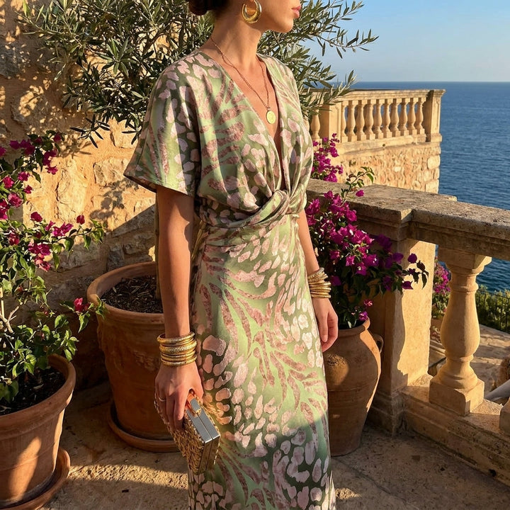 Eleanora | Weading Guest Long Sleeve Maxi Dress