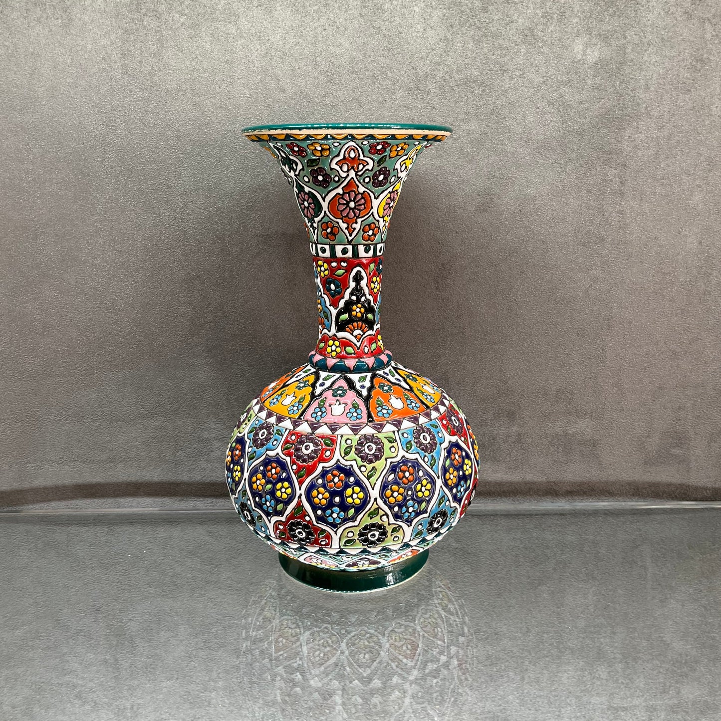 Minakari Flower Mouth Vase
